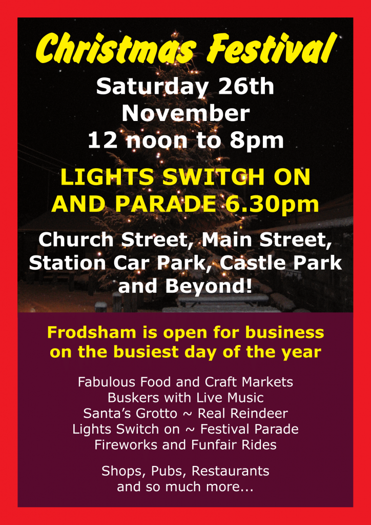 Frodsham Christmas Festival Poster