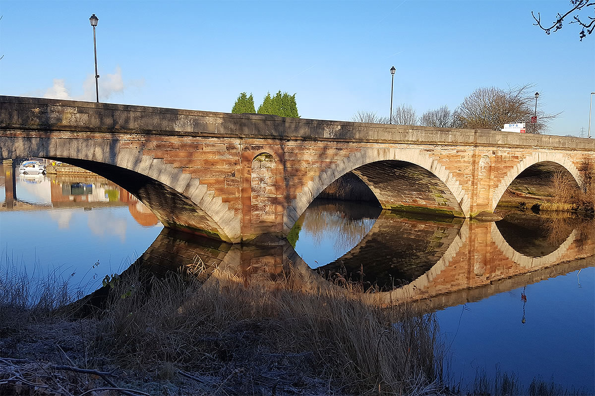 sutton causeway bridge lane river weaver frodsham