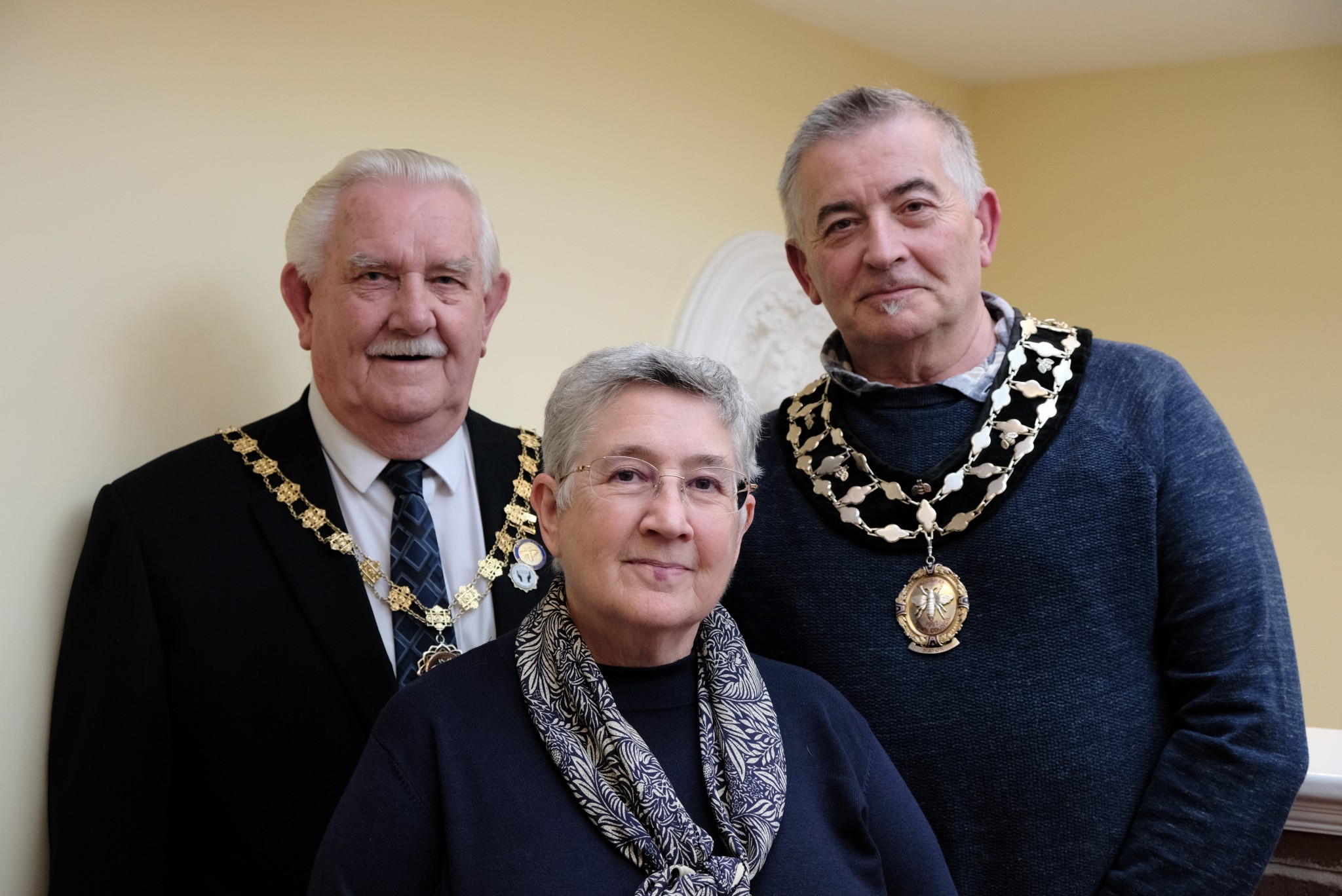 Photo of Mayor, deputy and Chair
